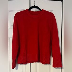 Abercrombie & Fitch Vibrant Red Sweater Madeline crew
